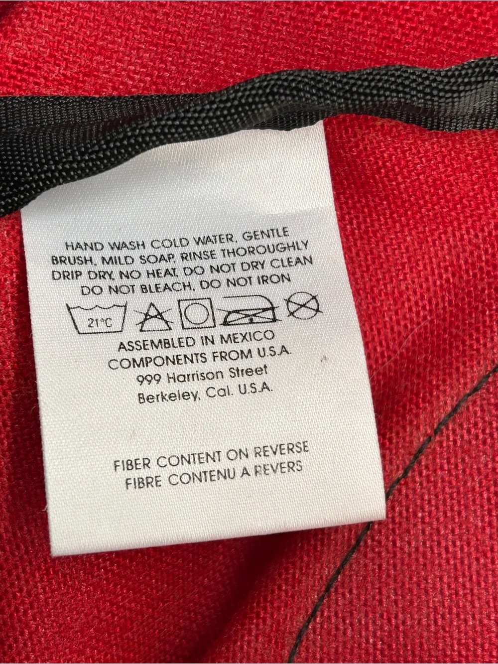 The North Face Red Everyday Backpack with Front Zip Pocket